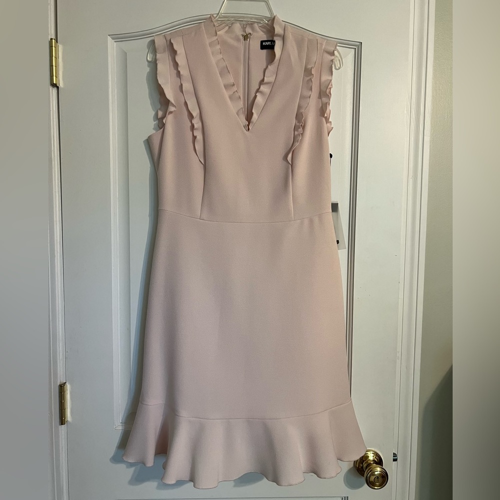 Beautiful blush Karl Lagerfeld dress ✨NWT